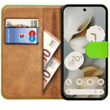 Google Pixel 10 Pro XL Klapphülle in Grün mit Kartenfächern und Schutz