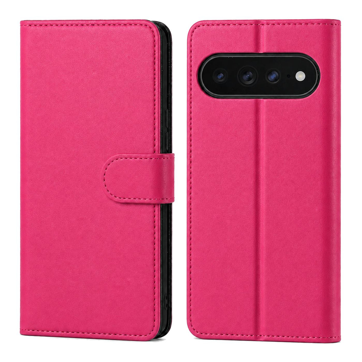Google Pixel 11 / 11 Pro - Klapphülle mit Kartenfächern Pink
