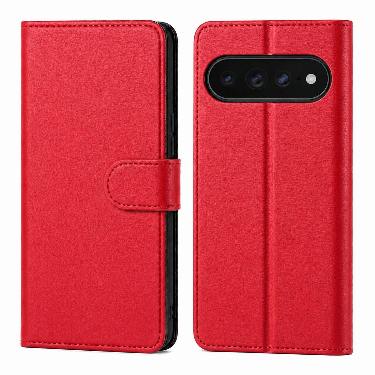 Google Pixel 11 / 11 Pro - Klapphülle mit Kartenfächern Rot