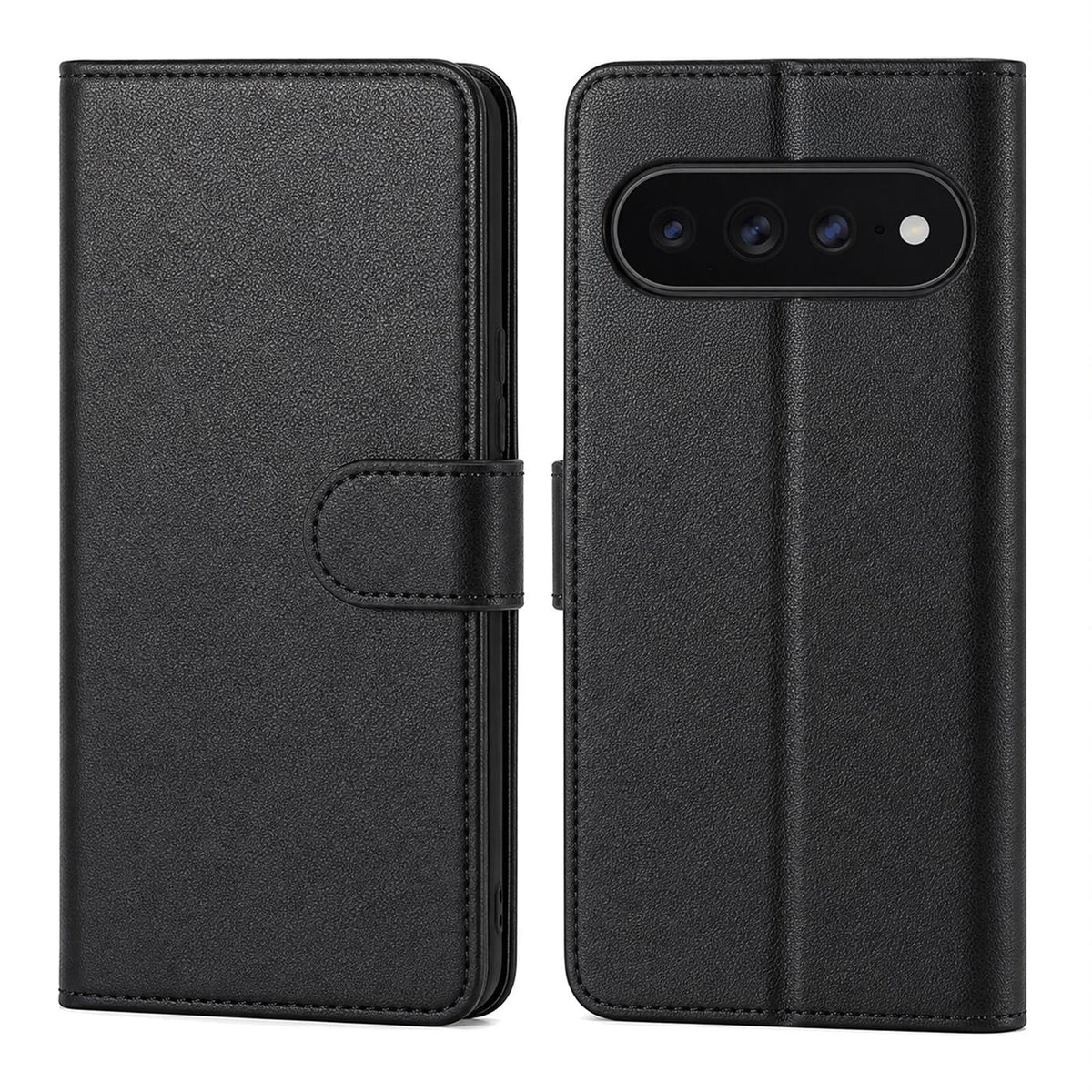 Google Pixel 11 / 11 Pro - Klapphülle mit Kartenfächern Schwarz