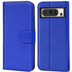 Google Pixel 8 Pro Klapphülle in Blau mit Kartenfächern und Schutz
