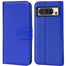 Google Pixel 8 Pro Klapphülle in Blau mit Kartenfächern und Schutz