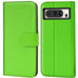 Google Pixel 8 Pro Klapphülle in Grün mit Kartenfächern und Schutz