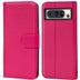 Google Pixel 8 Pro Klapphülle in Pink mit Kartenfächern und Schutz