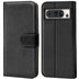Google Pixel 8 Pro Klapphülle in Schwarz mit Kartenfächern und Schutz