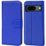 Goolge Pixel 8a Klapphülle in Blau mit Kartenfächern und Schutz