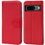 Goolge Pixel 8a Klapphülle in Rot mit Kartenfächern und Schutz