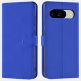 Google Pixel 9 Klapphülle in Blau mit Kartenfächern und Schutz