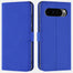 Google Pixel 9 Pro Klapphülle in Blau mit Kartenfächern und Schutz