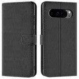 Google Pixel 9 Pro Klapphülle in Schwarz mit Kartenfächern und Schutz