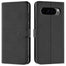 Google Pixel 9 Pro Klapphülle in Schwarz mit Kartenfächern und Schutz