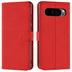 Google Pixel 9 Pro XL Klapphülle in Rot mit Kartenfächern und Schutz