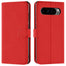 Google Pixel 9 Pro XL Klapphülle in Rot mit Kartenfächern und Schutz
