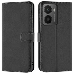 HMD Fusion Klapphülle in Schwarz mit Kartenfächern und Schutz