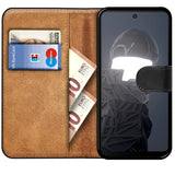 HMD Fusion Klapphülle in Schwarz mit Kartenfächern und Schutz