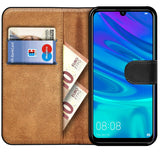 Honor 20 Lite / 20E Klapphülle in Schwarz mit Kartenfächern und Schutz