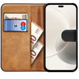 Honor 400 Lite Klapphülle in Schwarz mit Kartenfächern und Schutz