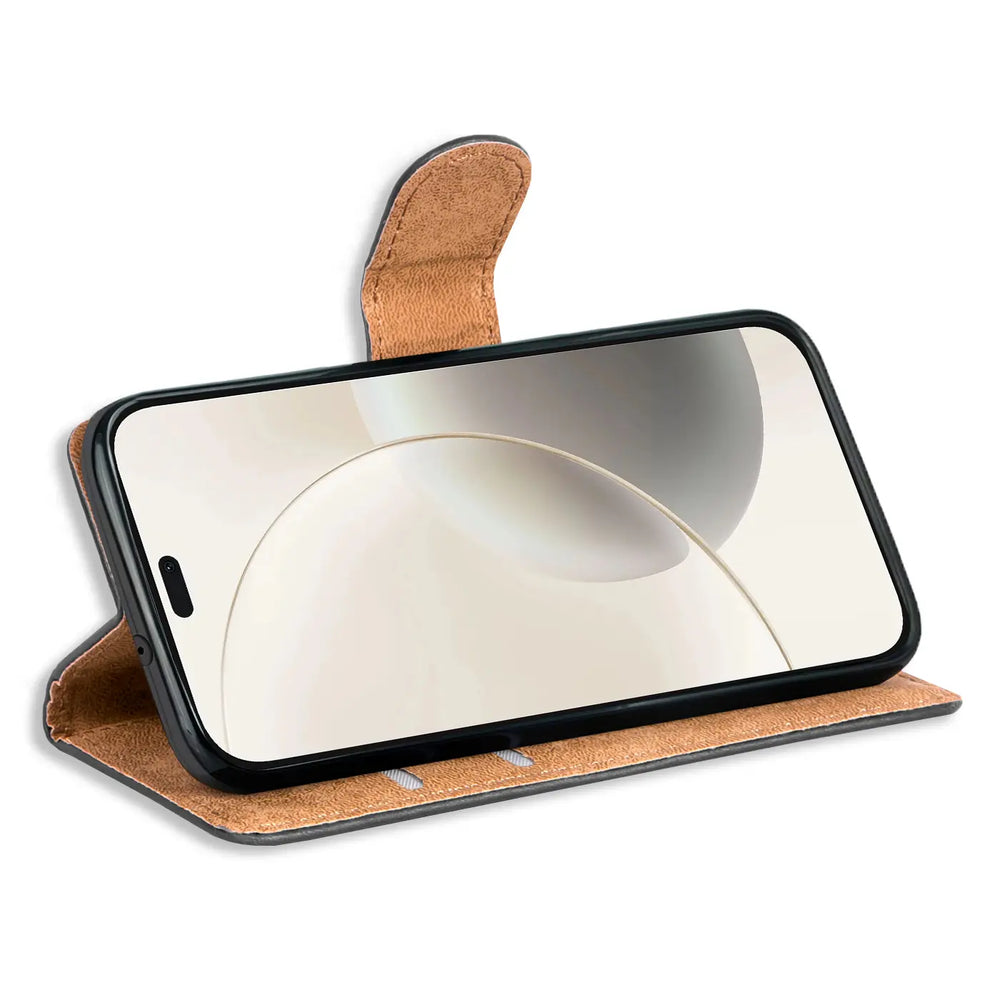 Honor 400 Lite Klapphülle in Schwarz mit Kartenfächern und Schutz