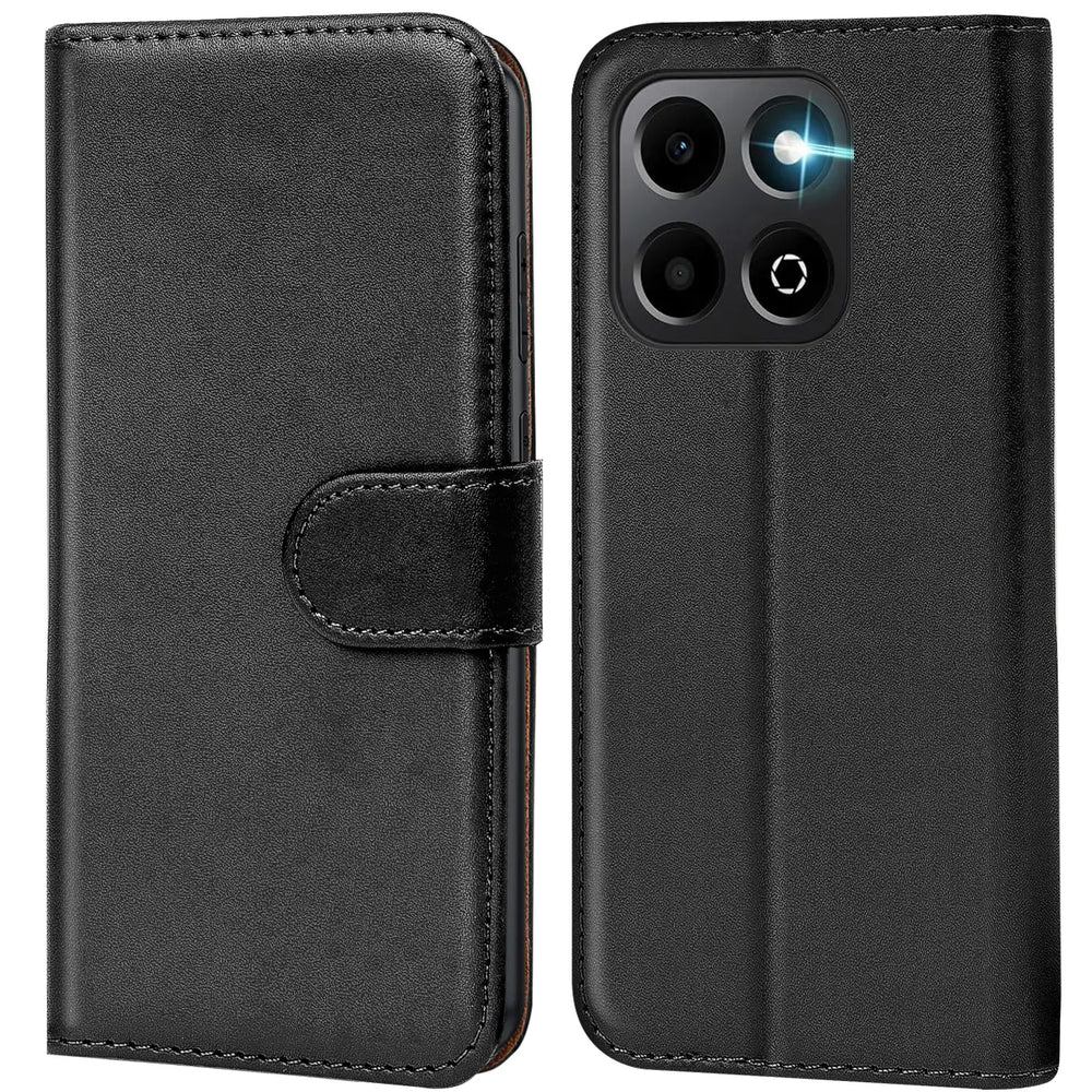 Honor 400 Smart Klapphülle in Schwarz mit Kartenfächern und Schutz