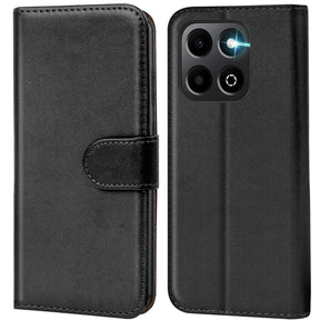 Honor 400 Smart Klapphülle in Schwarz mit Kartenfächern und Schutz