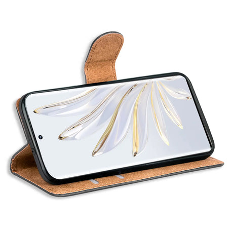 Honor 70 Klapphülle in Schwarz mit Kartenfächern und Schutz