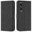 Honor 80 Pro Klapphülle in Schwarz mit Kartenfächern und Schutz