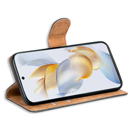 Honor 90 Klapphülle in Schwarz mit Kartenfächern und Schutz