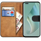 Honor Magic5 Pro Klapphülle in Schwarz mit Kartenfächern und Schutz