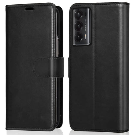 Honor Magic V2 Klapphülle in Schwarz mit Kartenfächern und Schutz