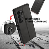 Honor Magic V3 Klapphülle in Schwarz mit Kartenfächern und Schutz