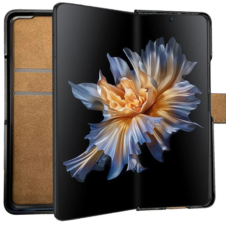 Honor Magic V3 Klapphülle in Schwarz mit Kartenfächern und Schutz