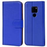 Huawei Mate 20 Klapphülle in Blau mit Kartenfächern und Schutz
