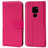 Huawei Mate 20 Klapphülle in Pink mit Kartenfächern und Schutz