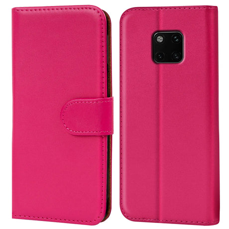 Huawei Mate 20 Pro Klapphülle in Pink mit Kartenfächern und Schutz