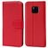 Huawei Mate 20 Pro Klapphülle in Rot mit Kartenfächern und Schutz