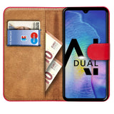 Huawei Mate 20 Klapphülle in Rot mit Kartenfächern und Schutz