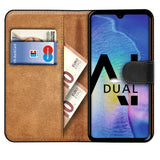 Huawei Mate 20 Klapphülle in Schwarz mit Kartenfächern und Schutz