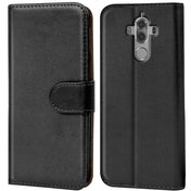 Huawei Mate 9 Klapphülle in Schwarz mit Kartenfächern und Schutz