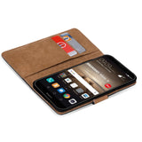 Huawei Mate 9 Klapphülle in Schwarz mit Kartenfächern und Schutz