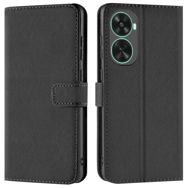 Huawei Nova 12 SE Klapphülle in Schwarz mit Kartenfächern und Schutz