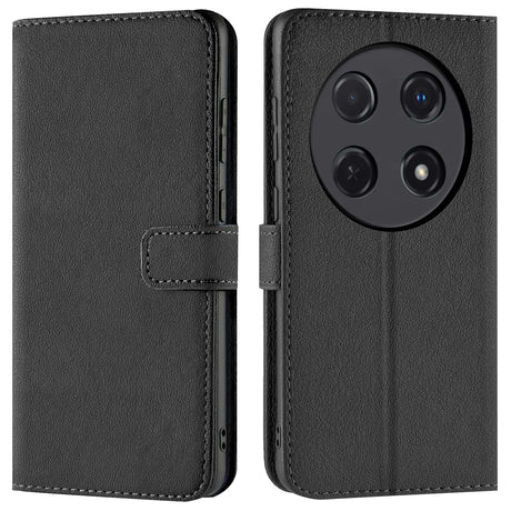 Huawei Nova 12i Klapphülle in Schwarz mit Kartenfächern und Schutz