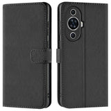 Huawei Nova 12S Klapphülle in Schwarz mit Kartenfächern und Schutz