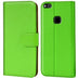 Huawei P10 Lite Klapphülle in Grün mit Kartenfächern und Schutz