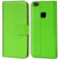 Huawei P10 Lite Klapphülle in Grün mit Kartenfächern und Schutz