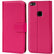 Huawei P10 Lite Klapphülle in Pink mit Kartenfächern und Schutz