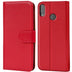 Huawei P20 Lite Klapphülle in Rot mit Kartenfächern und Schutz