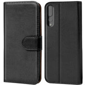 Huawei P20 Pro Klapphülle in Schwarz mit Kartenfächern und Schutz