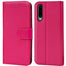 Huawei P30 Klapphülle in Pink mit Kartenfächern und Schutz