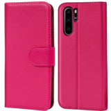 Huawei P30 Pro Klapphülle in Pink mit Kartenfächern und Schutz