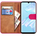 Huawei P30 Pro Klapphülle in Pink mit Kartenfächern und Schutz